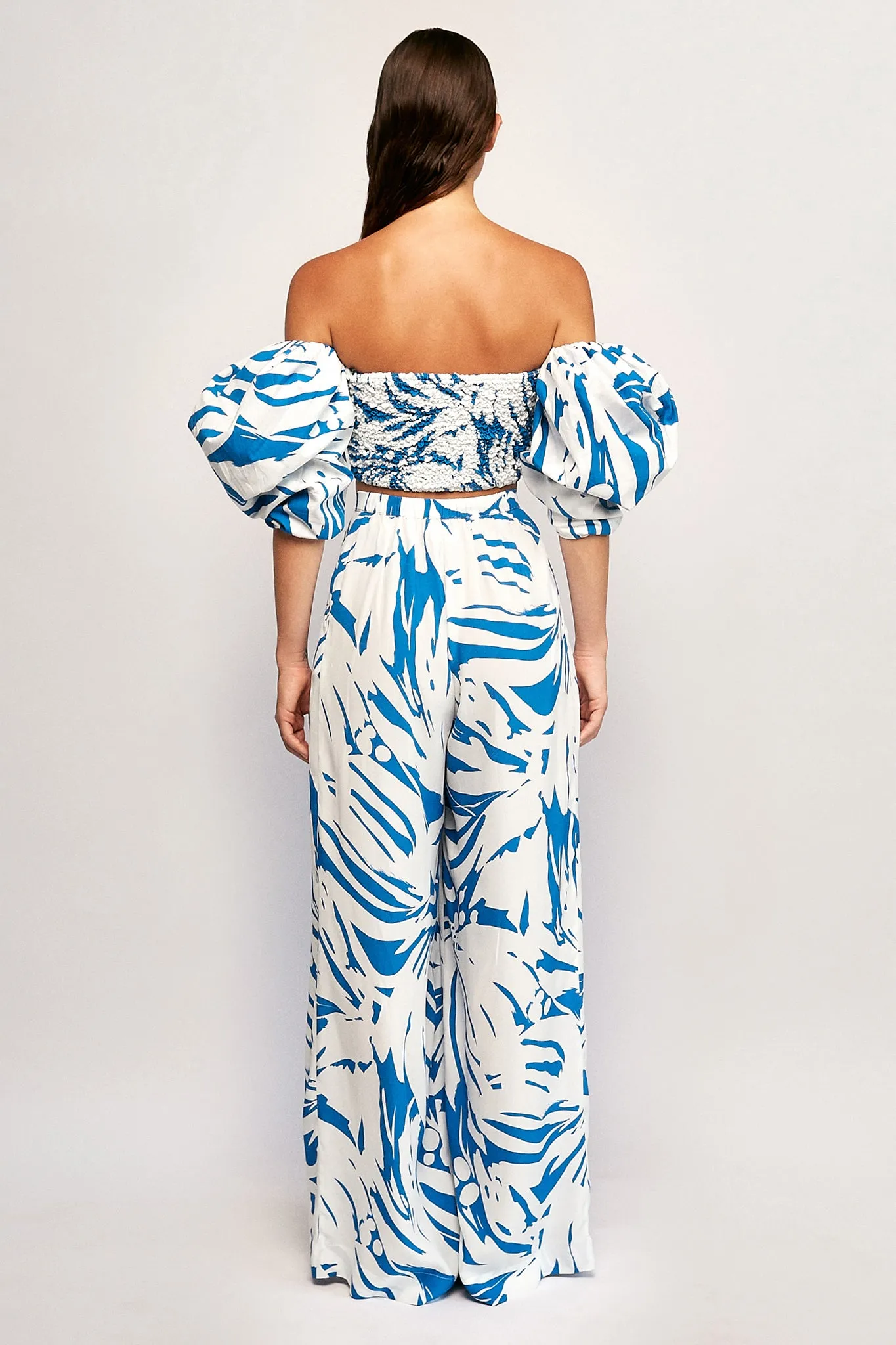 Puff Crop | Draping Pant