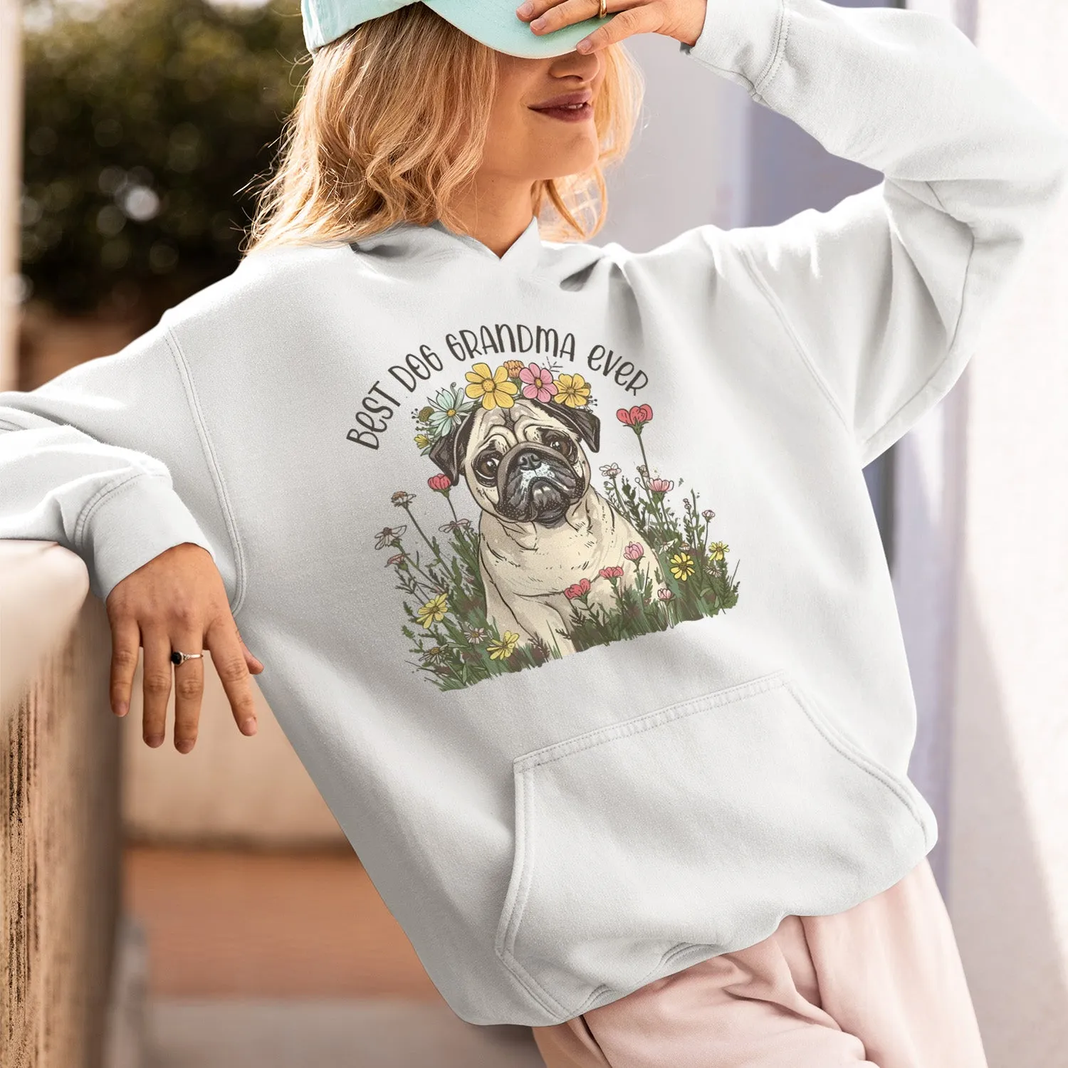 Pug Dog T-shirt, Pet Lover Shirt, Dog Lover Shirt, Best Dog Grandma Ever T-Shirt, Dog Owner Shirt, Gift For Dog Grandma, Funny Dog Shirts, Women Dog T-Shirt, Mother's Day Gift, Dog Lover Wife Gifts, Dog Shirt