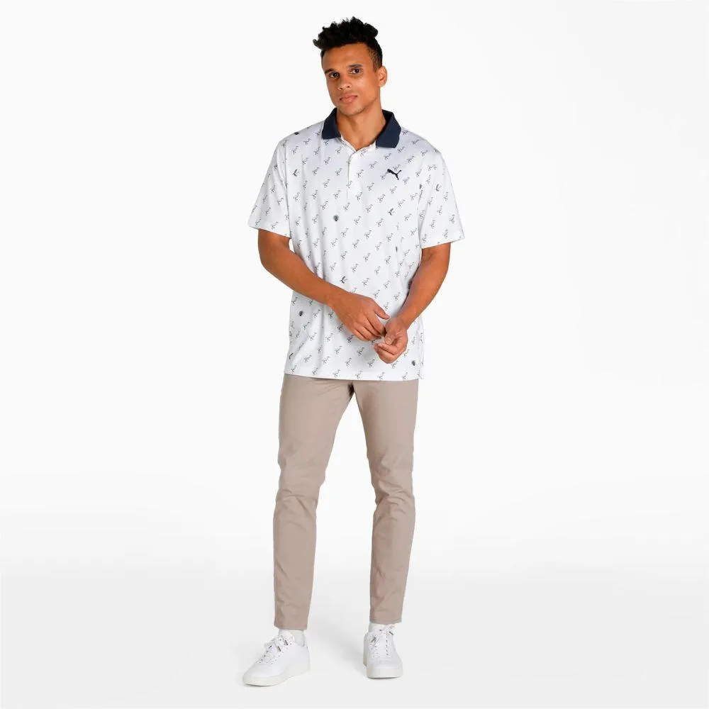 Puma Men's Mattr Egrets Polo Tshirt