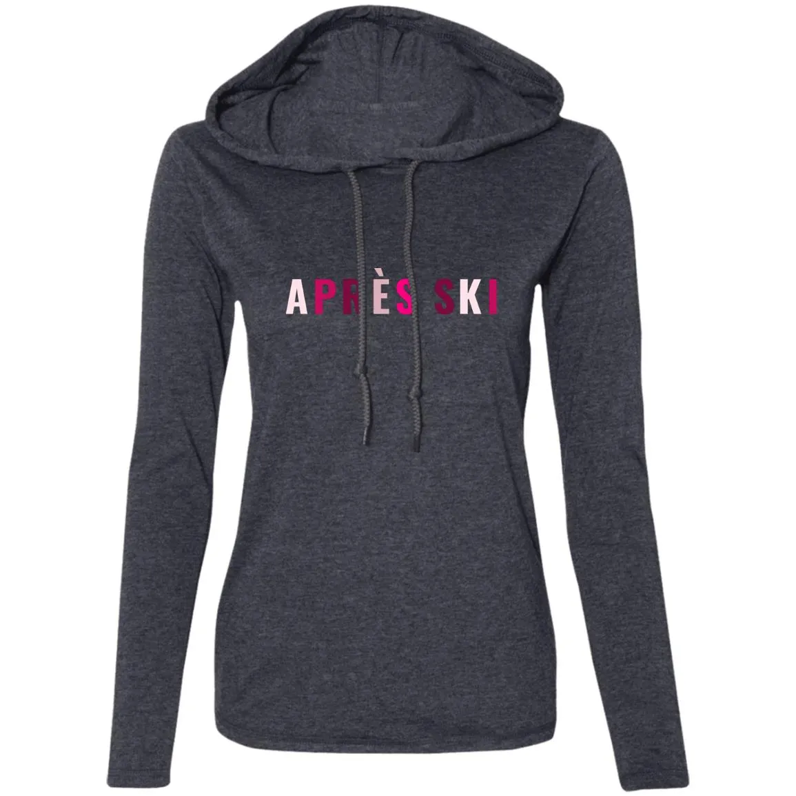 "Apres Ski- MULTI" Ladies' LS T-Shirt Hoodie