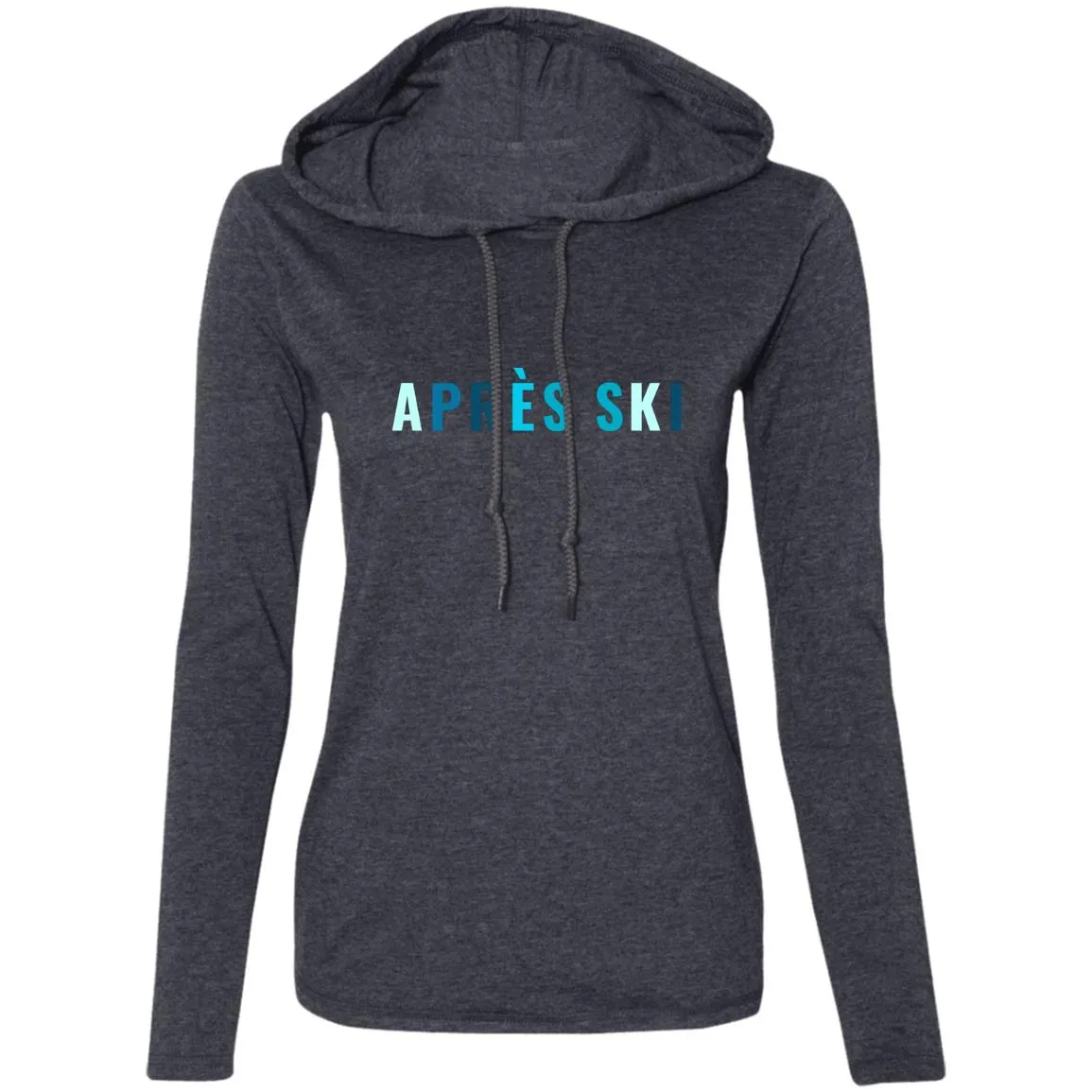 "Apres Ski- MULTI" Ladies' LS T-Shirt Hoodie