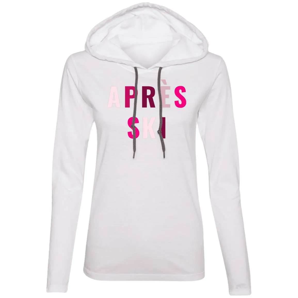 "Apres Ski- MULTI" Ladies' LS T-Shirt Hoodie