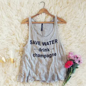"Drink Champagne" Tank