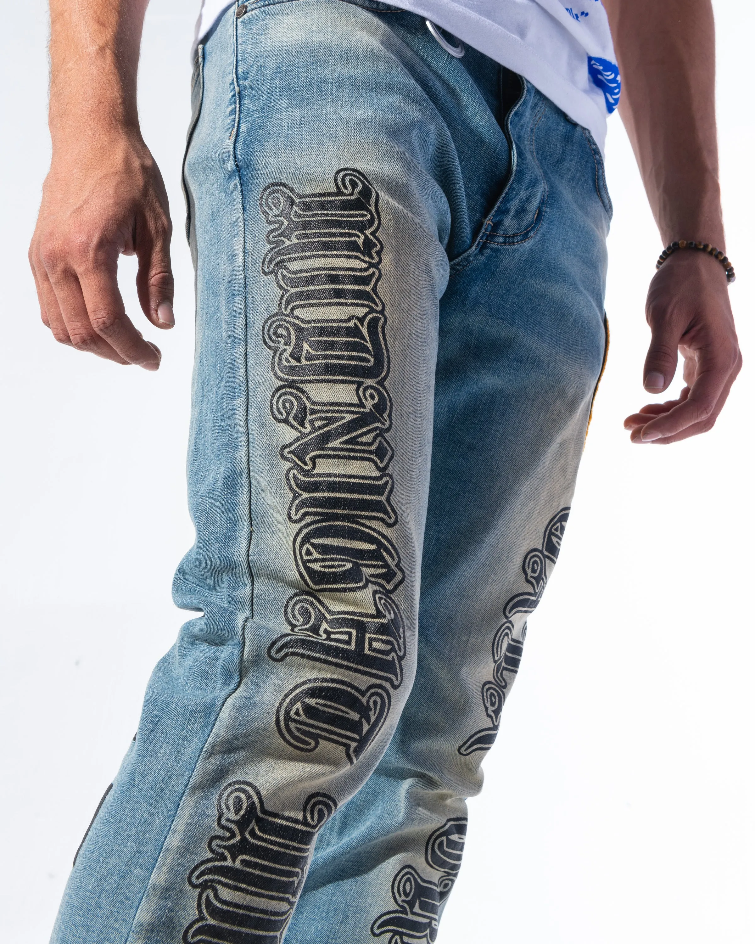 "IMPERIAL DENIM" STONE/GOLD/BLACK