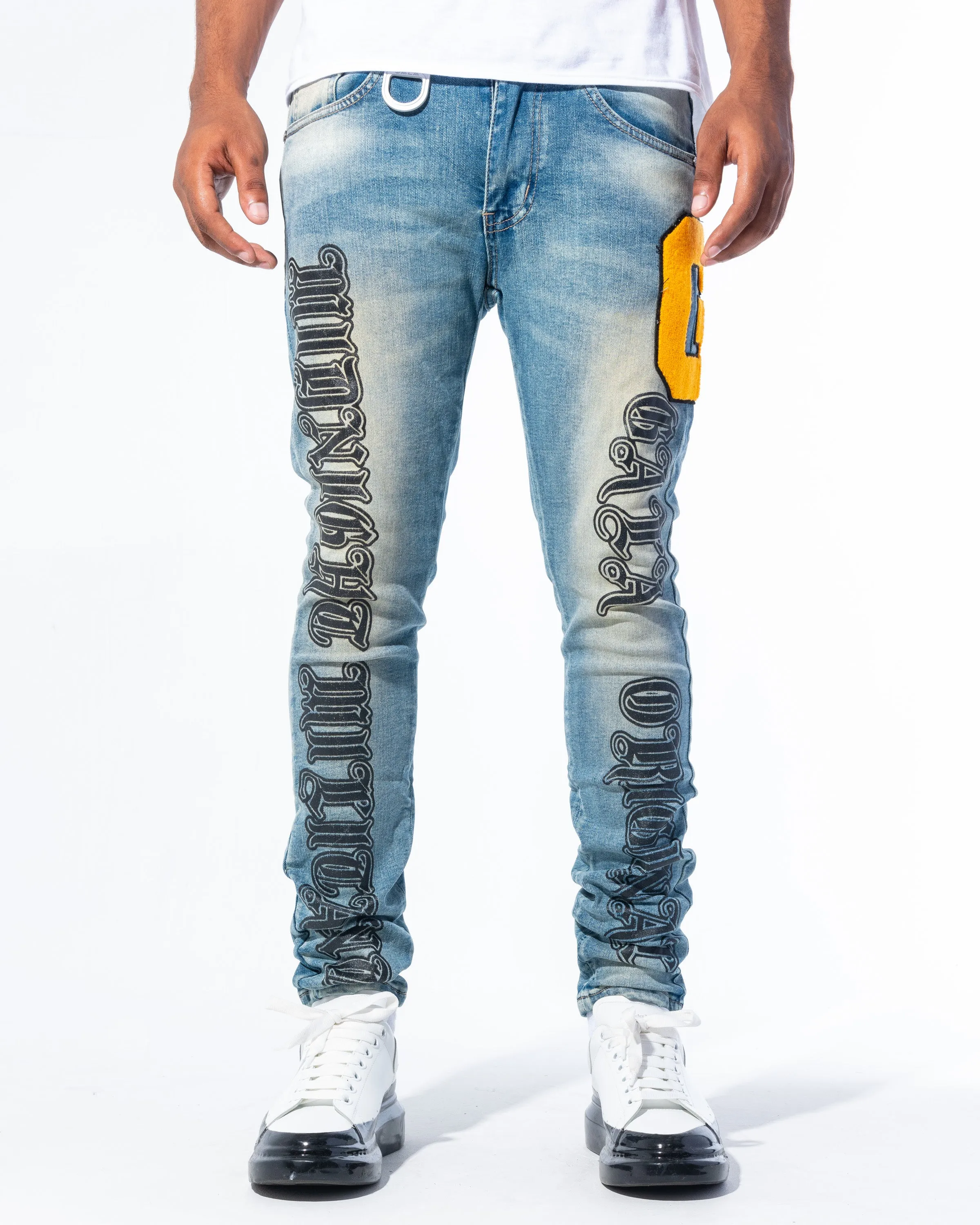 "IMPERIAL DENIM" STONE/GOLD/BLACK