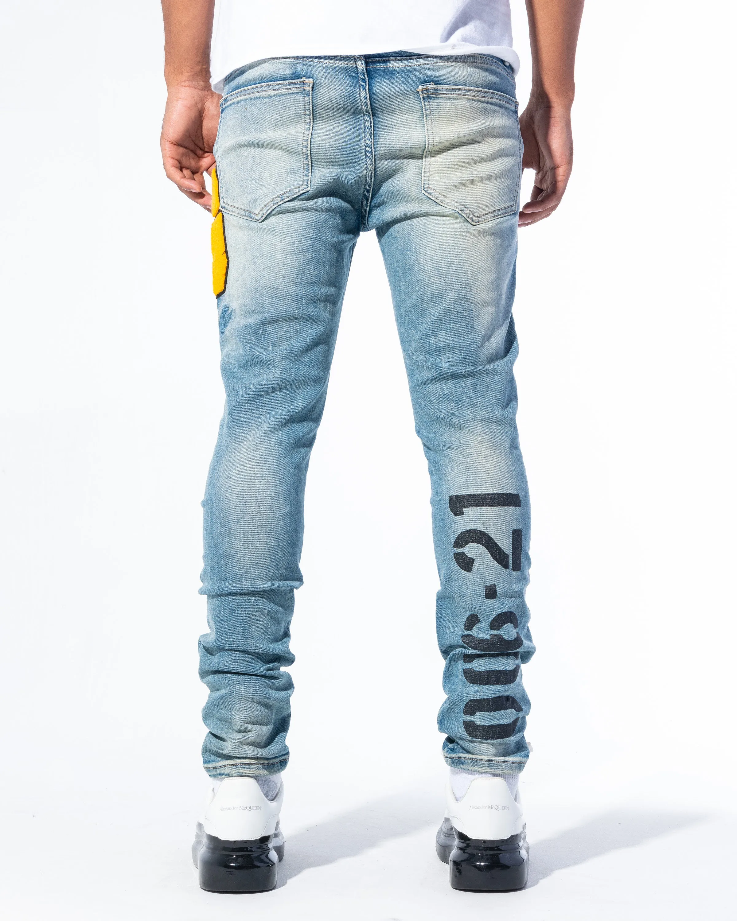 "IMPERIAL DENIM" STONE/GOLD/BLACK