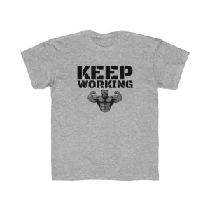 "Keep Working" Kids Workout Tee