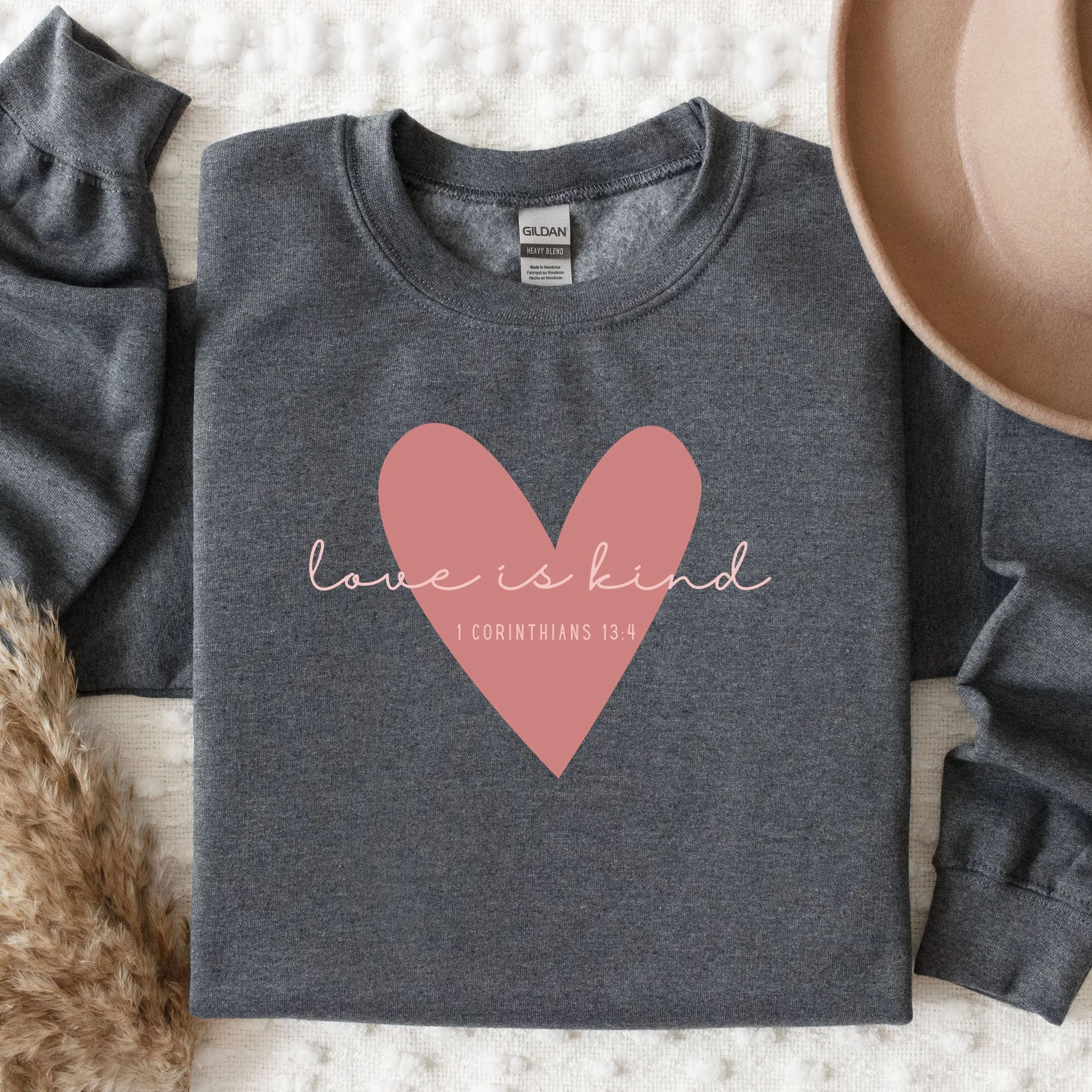 "Love is Kind - 1 Corinthians 13" Womens' Sweatshirt