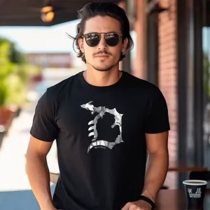 "Michigan D Camo" Men's Crew T-Shirt