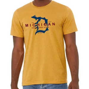 "Michigan D Established 1837" Men's Crew T-Shirt