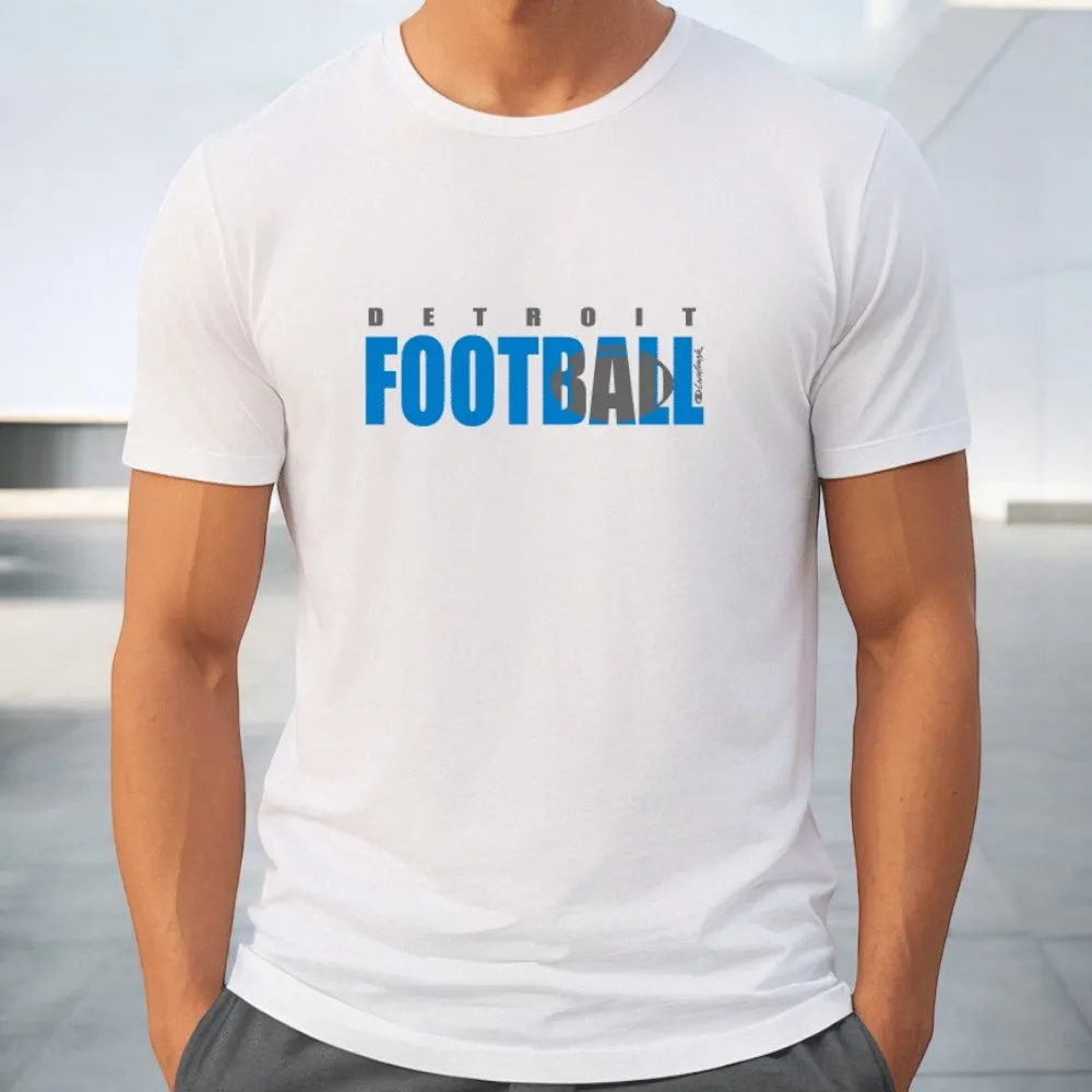 "Motown Football" Men's Crew T-Shirt