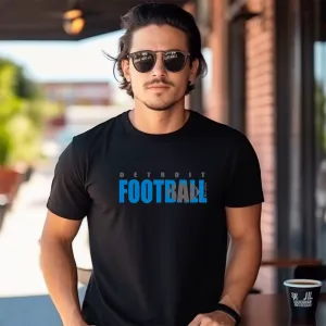 "Motown Football" Men's Crew T-Shirt