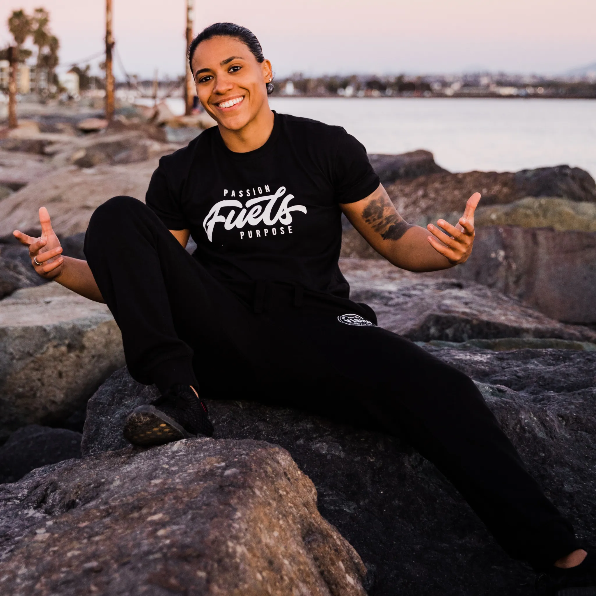 "Passion Fuels Purpose" Fitted Tee