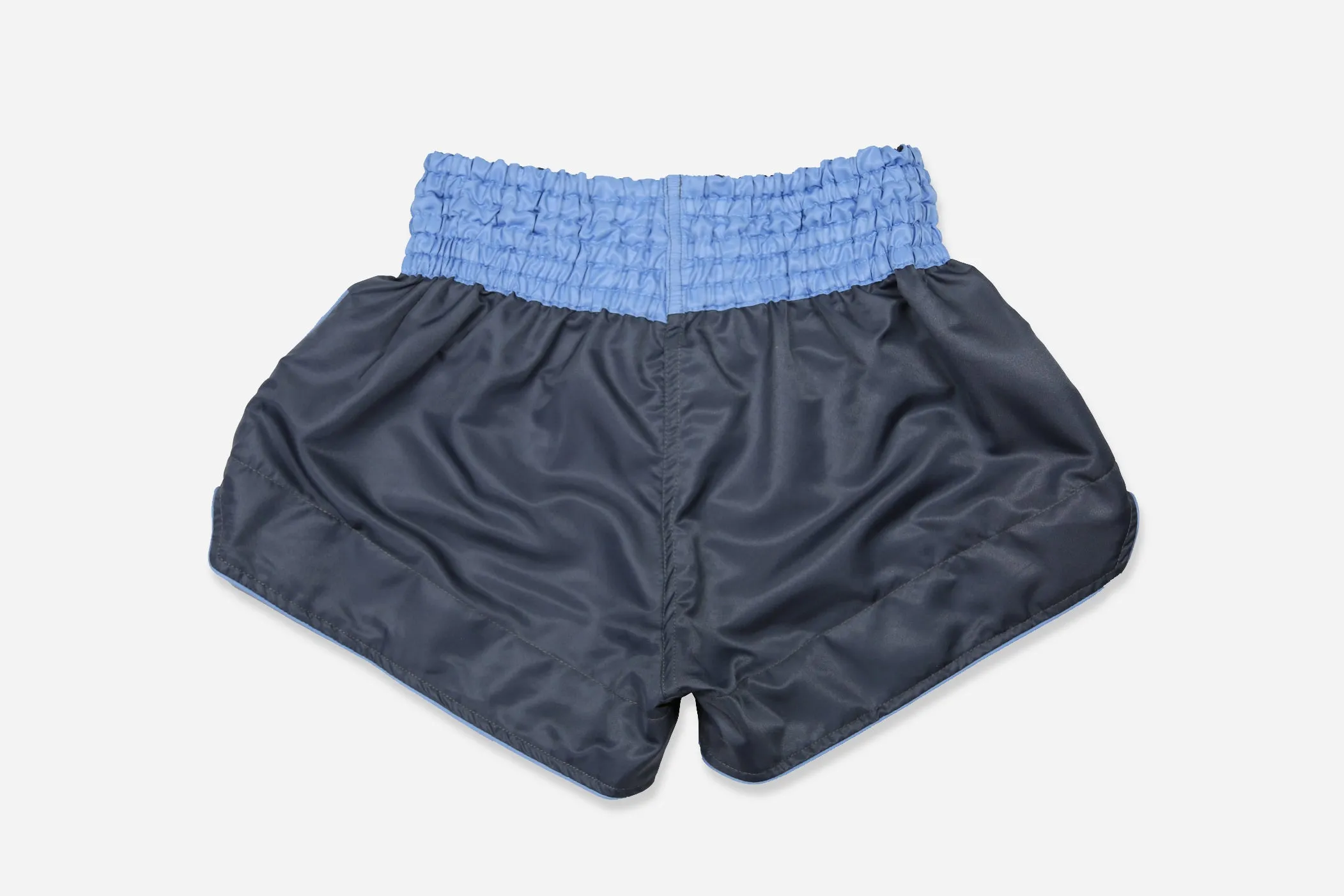"Retroactive" Microfiber Muay Thai Shorts (Slate)