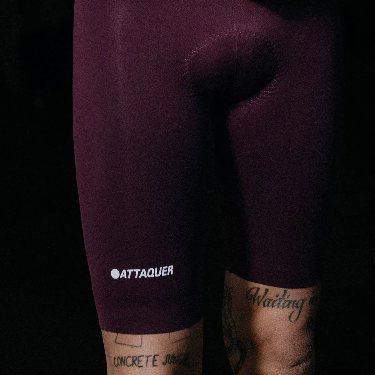 Race Bib Short 2.0 Burgundy/White Ref Logo