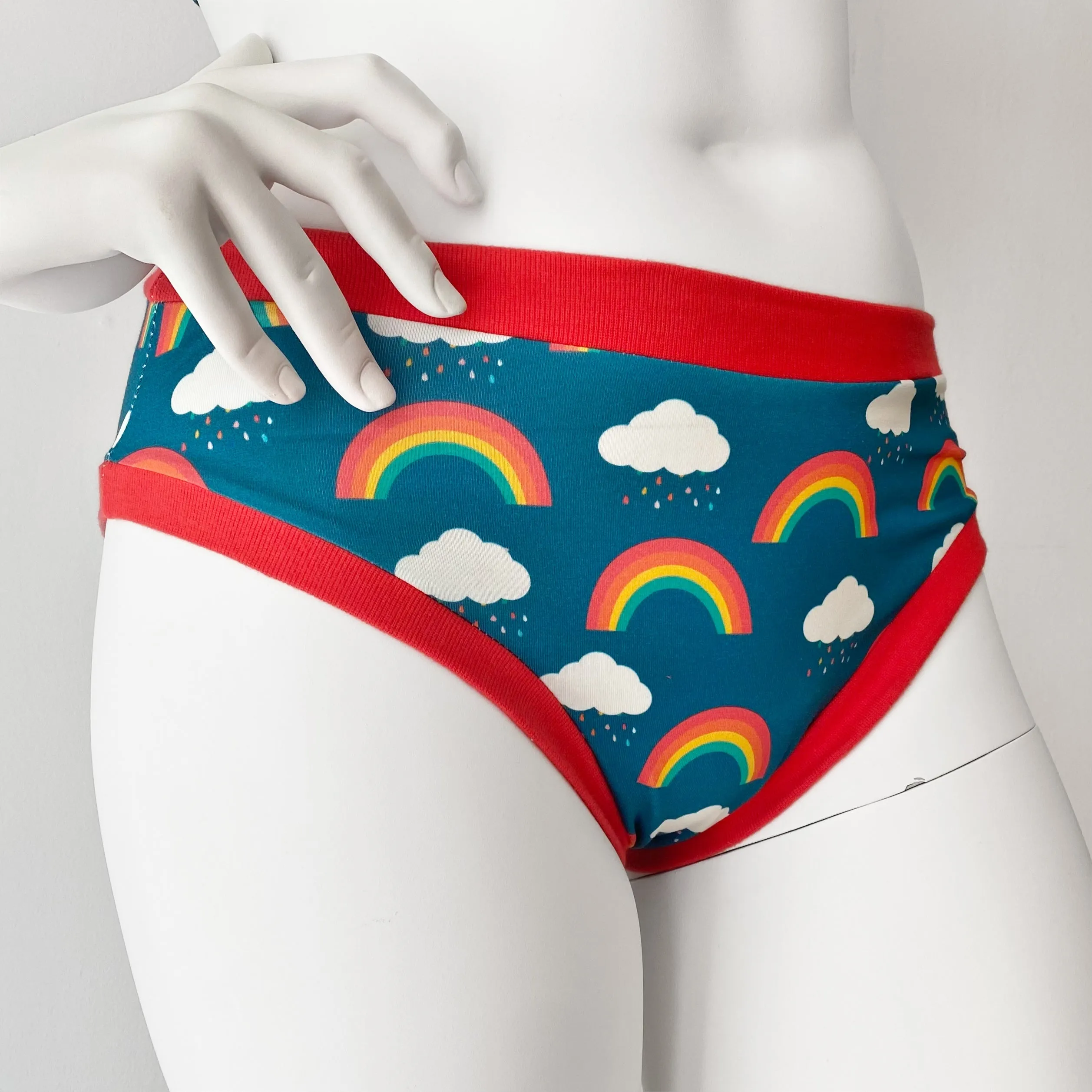 Rainbow Organic Cotton Knickers | Women's Pants