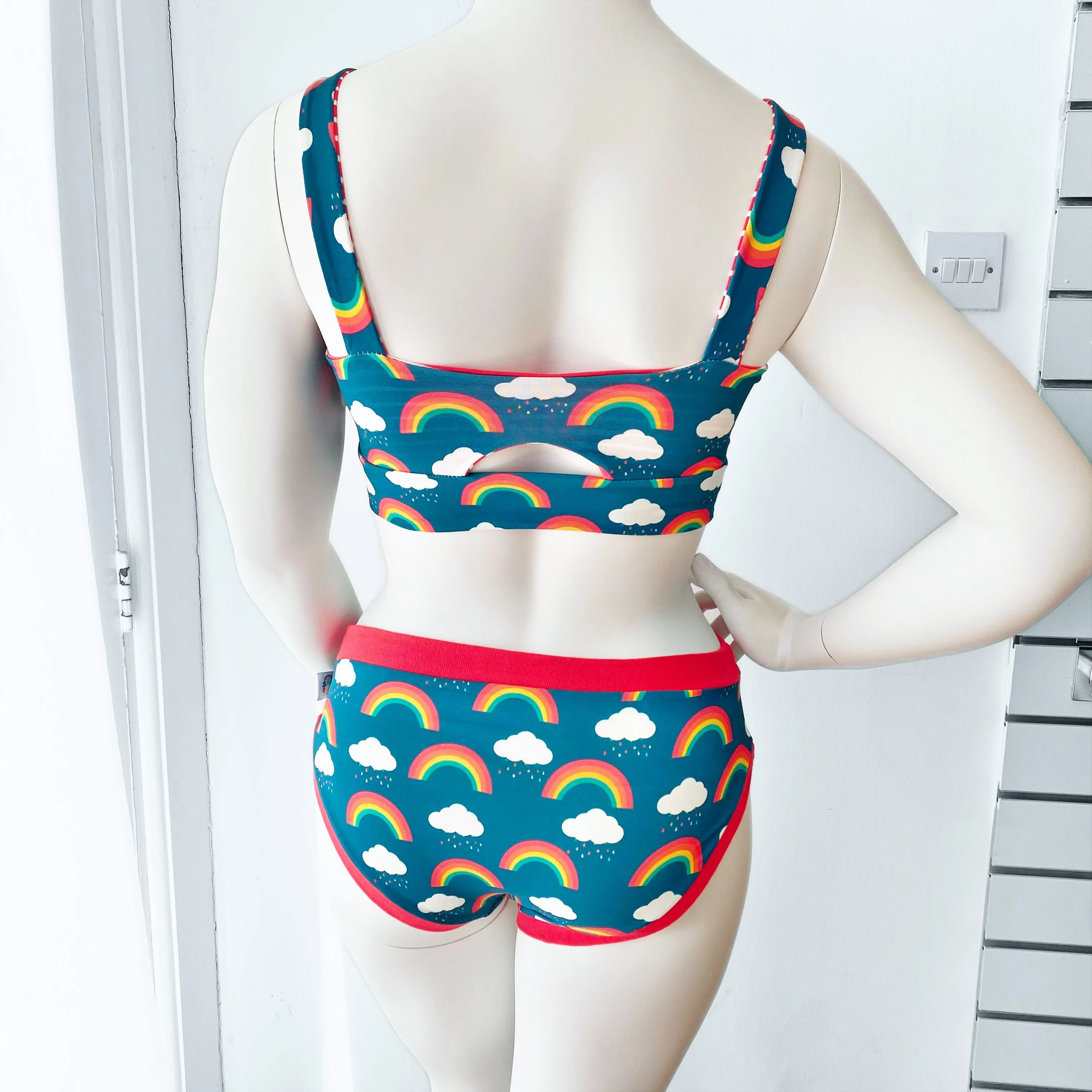 Rainbow Organic Cotton Knickers | Women's Pants