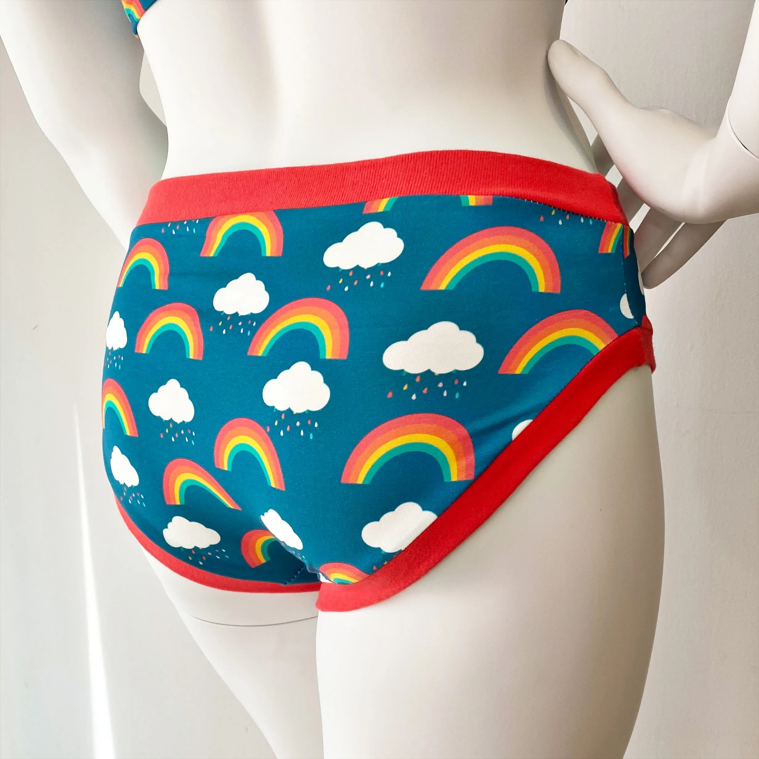 Rainbow Organic Cotton Knickers | Women's Pants