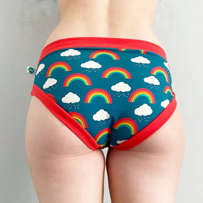 Rainbow Organic Cotton Knickers | Women's Pants
