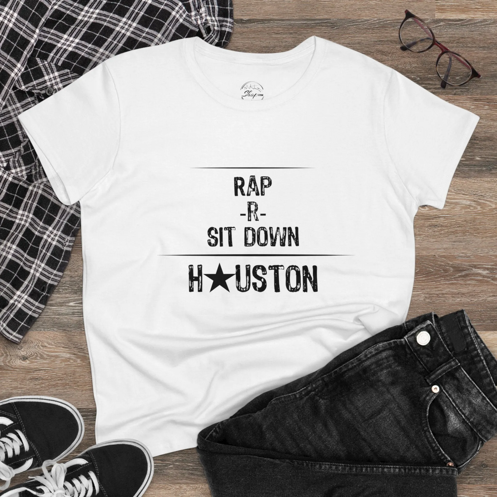 Rap r Sit Down Women Tee