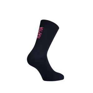 Rapha Pro Team Socks II - Regular - Dark Navy/Hi-Vis Pink