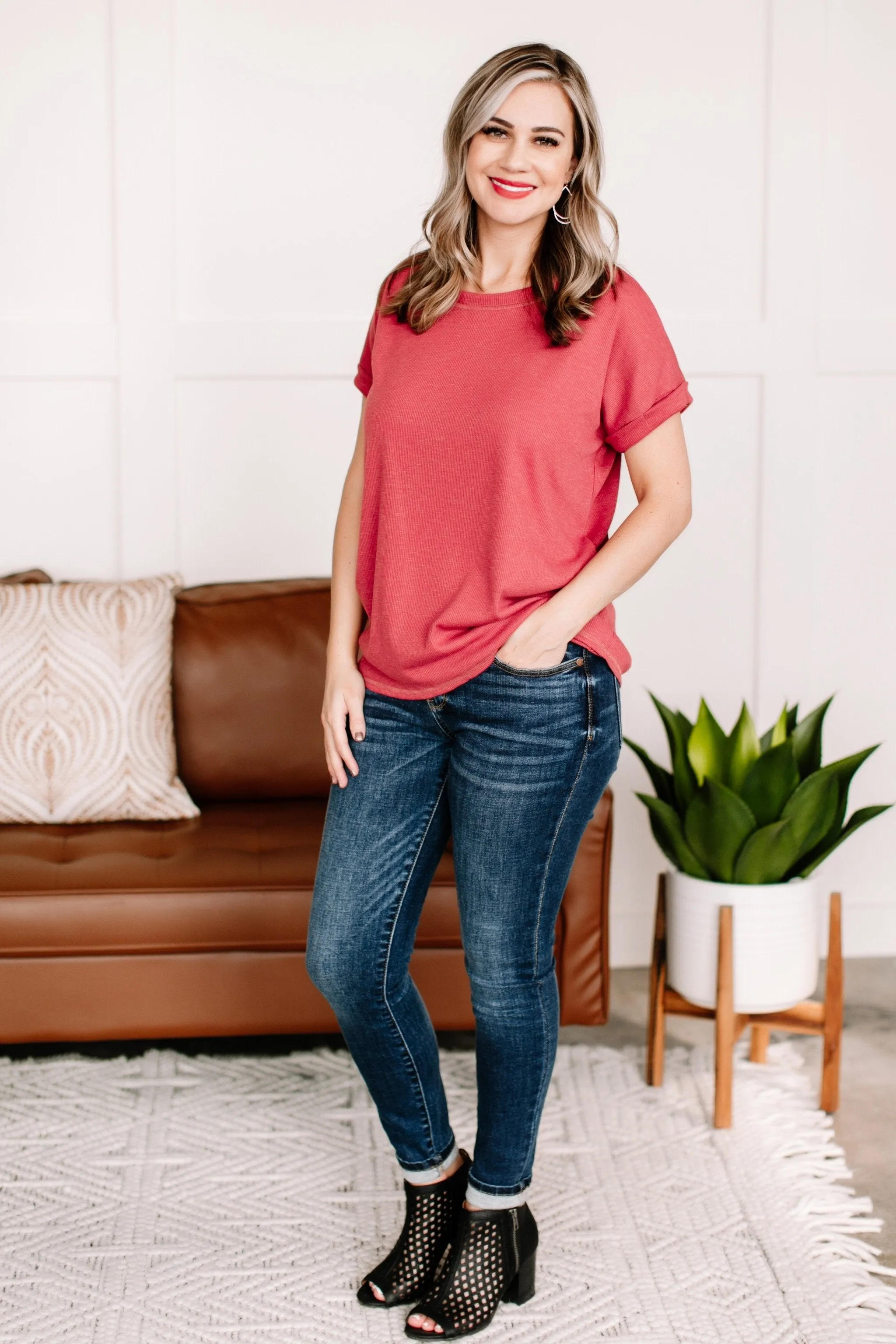 Ray Of Light Tee In Mulberry
