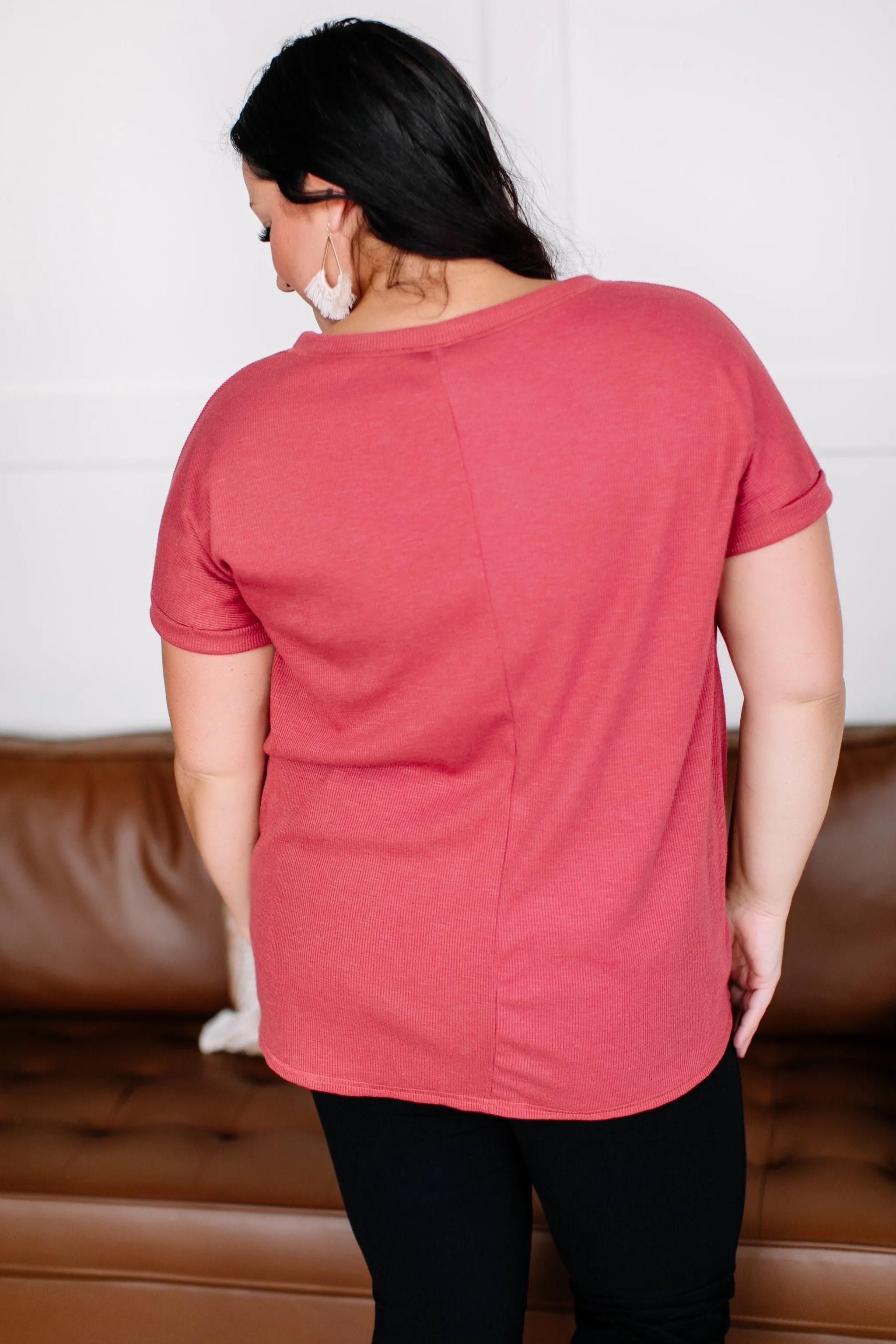 Ray Of Light Tee In Mulberry