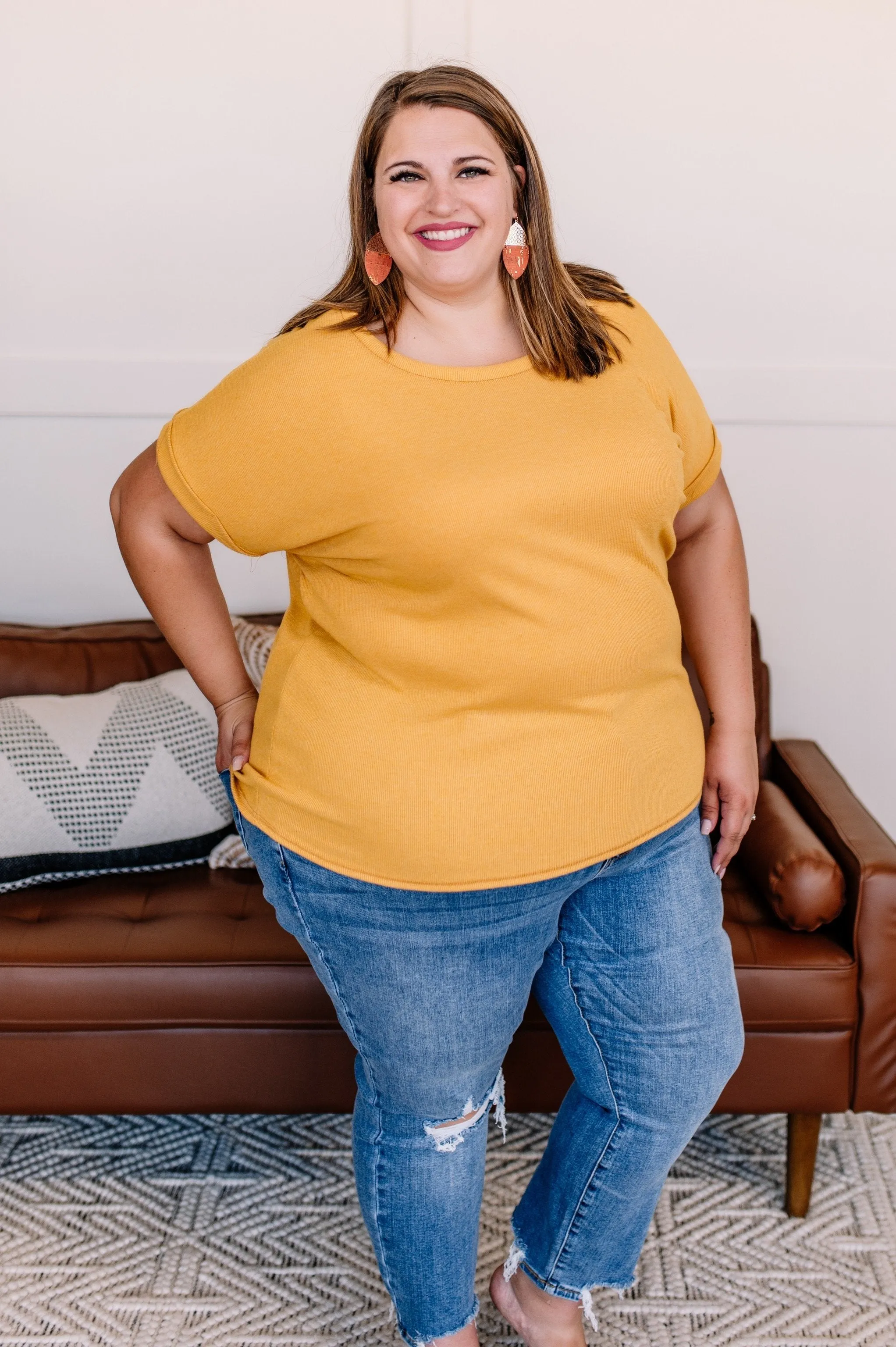 Ray Of Light Tee In Sunflower