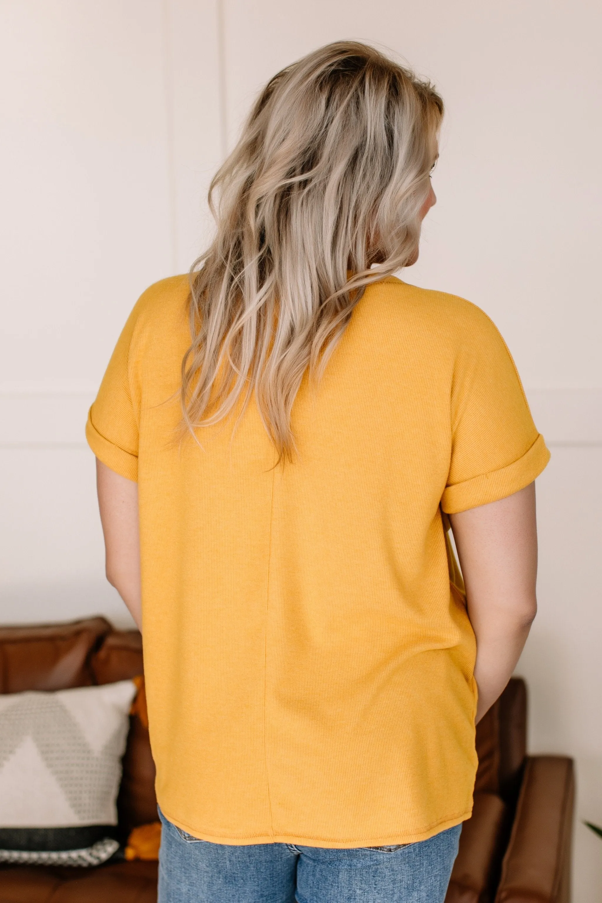 Ray Of Light Tee In Sunflower