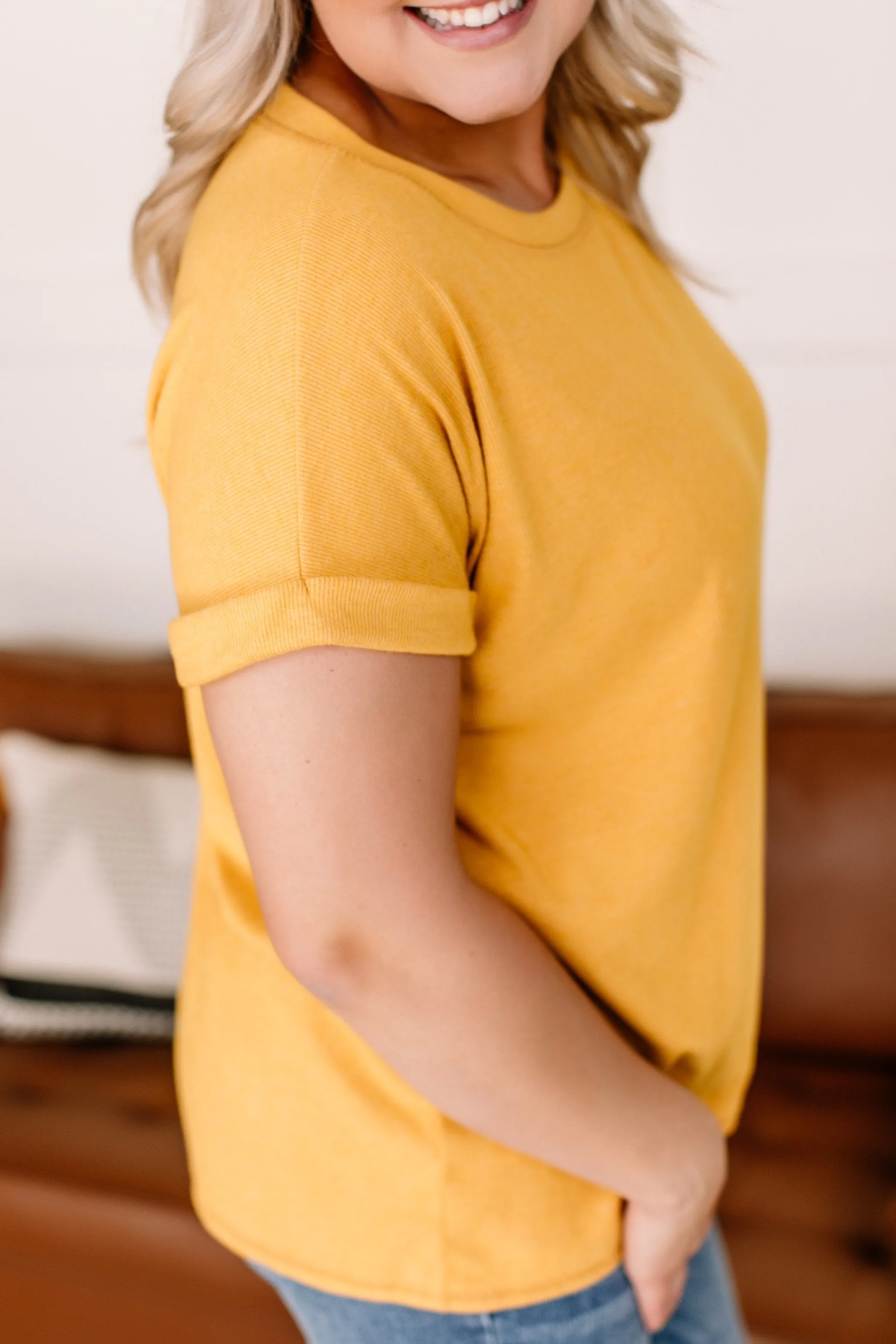 Ray Of Light Tee In Sunflower