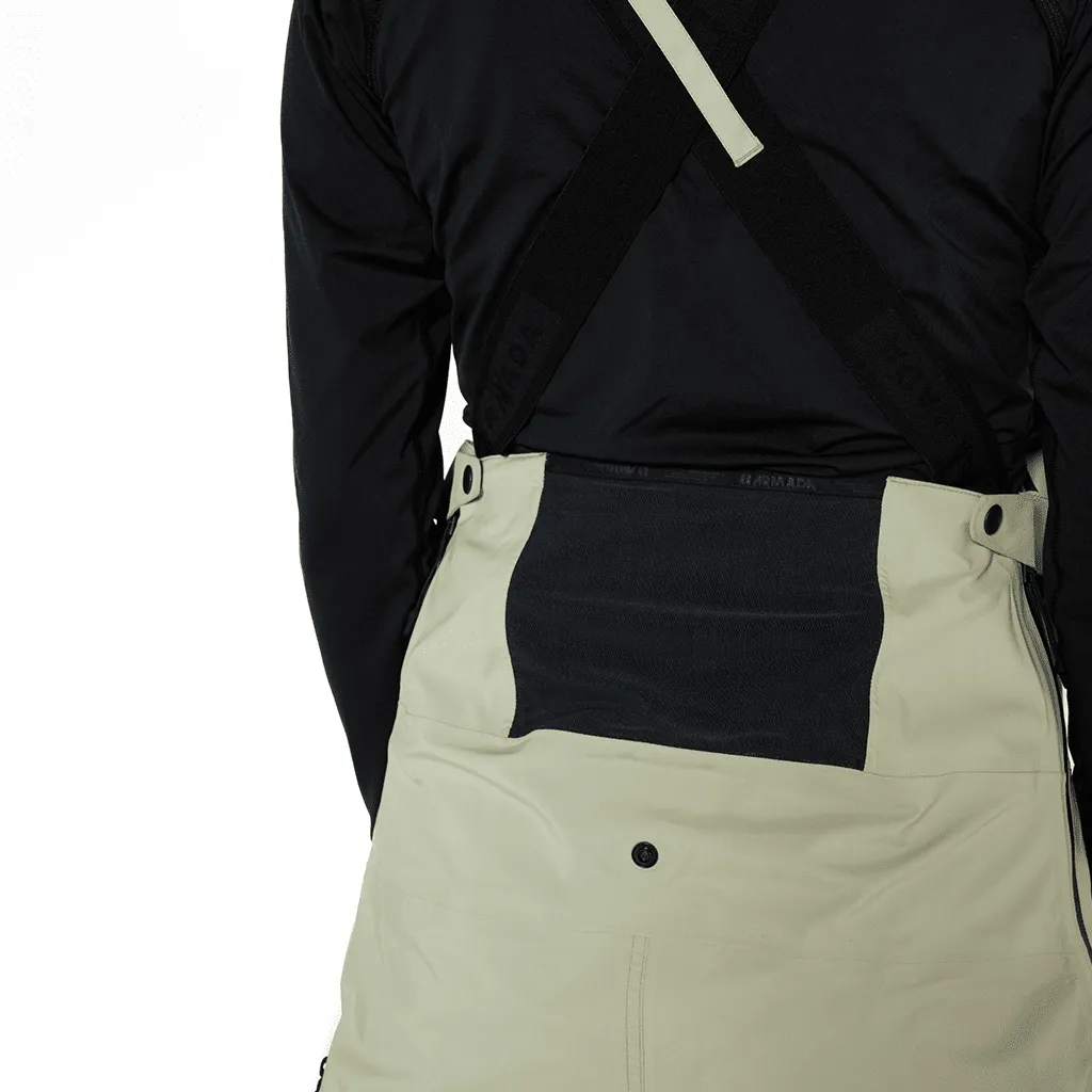 Rayleigh 3L women's bib pants - Macha / Black