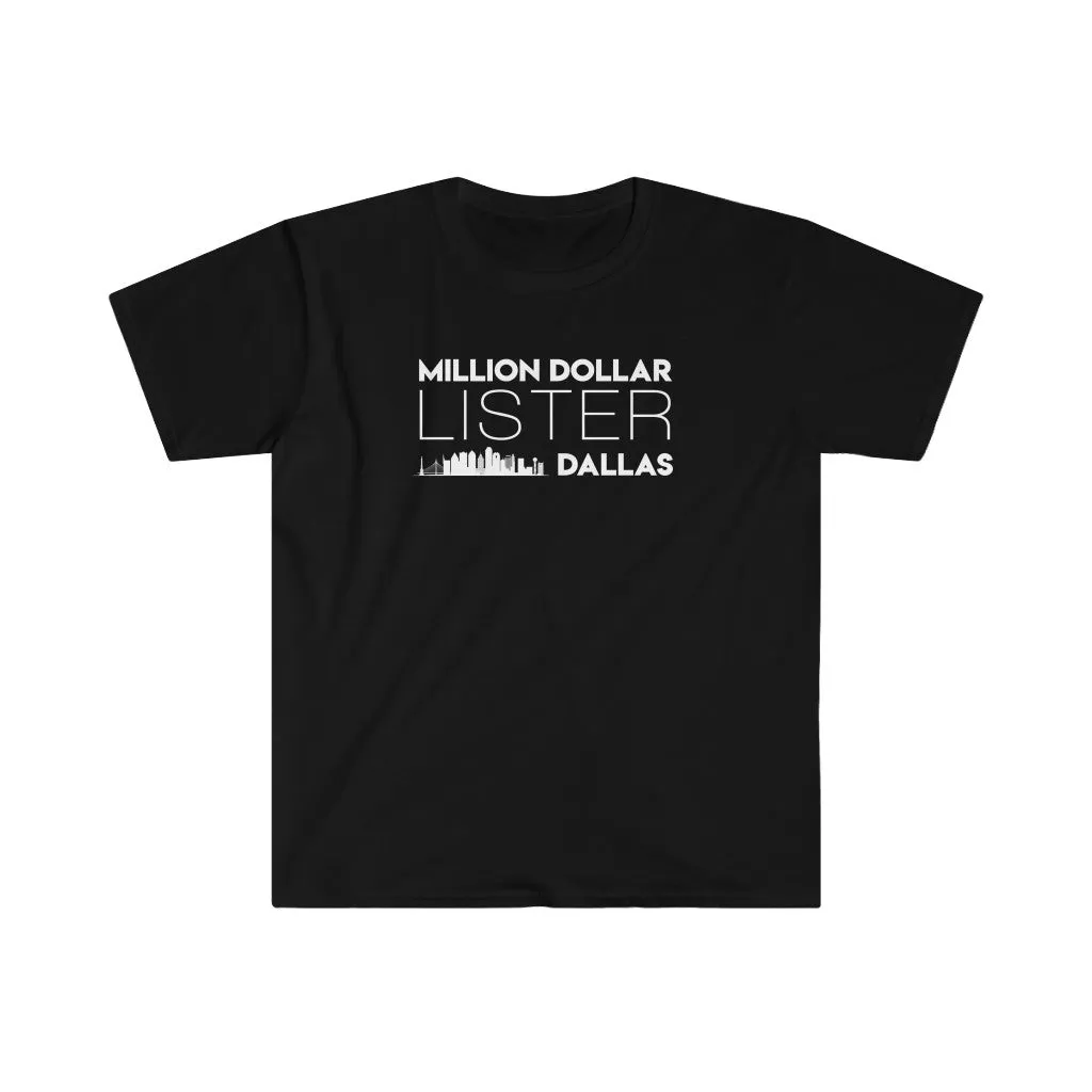 Real Estate T-shirt Million Dollar Lister | Men's Fitted Short Sleeve Tee