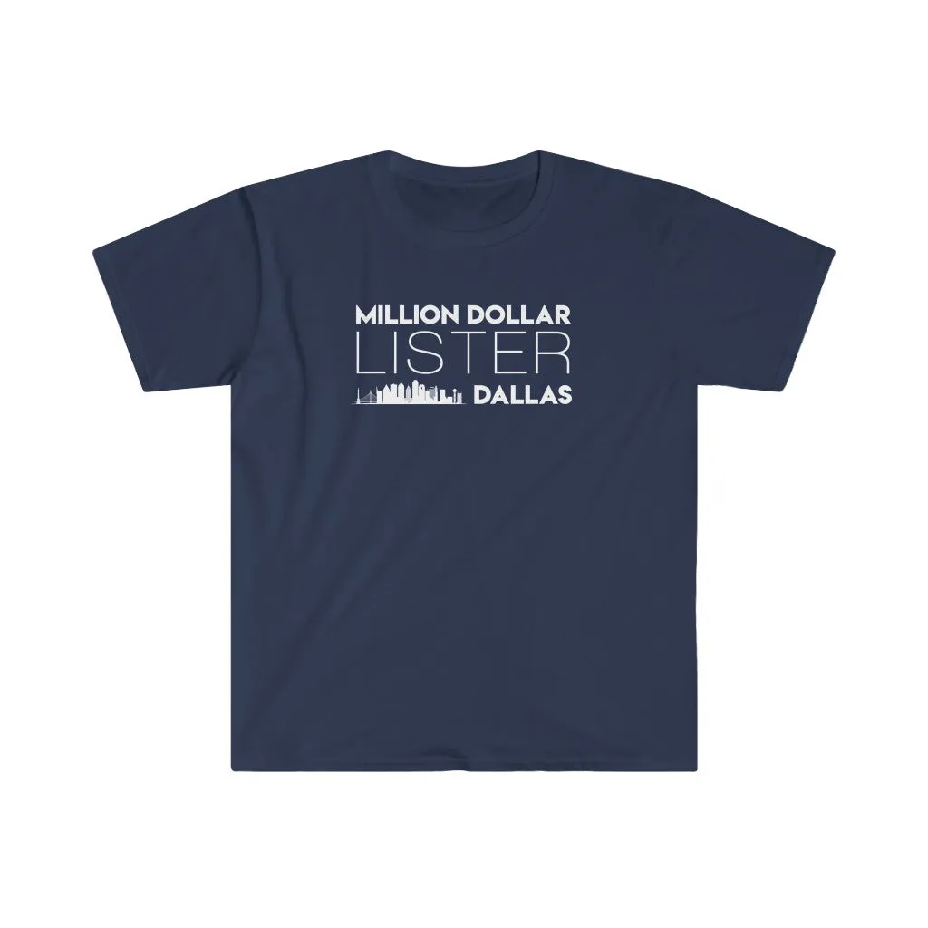 Real Estate T-shirt Million Dollar Lister | Men's Fitted Short Sleeve Tee
