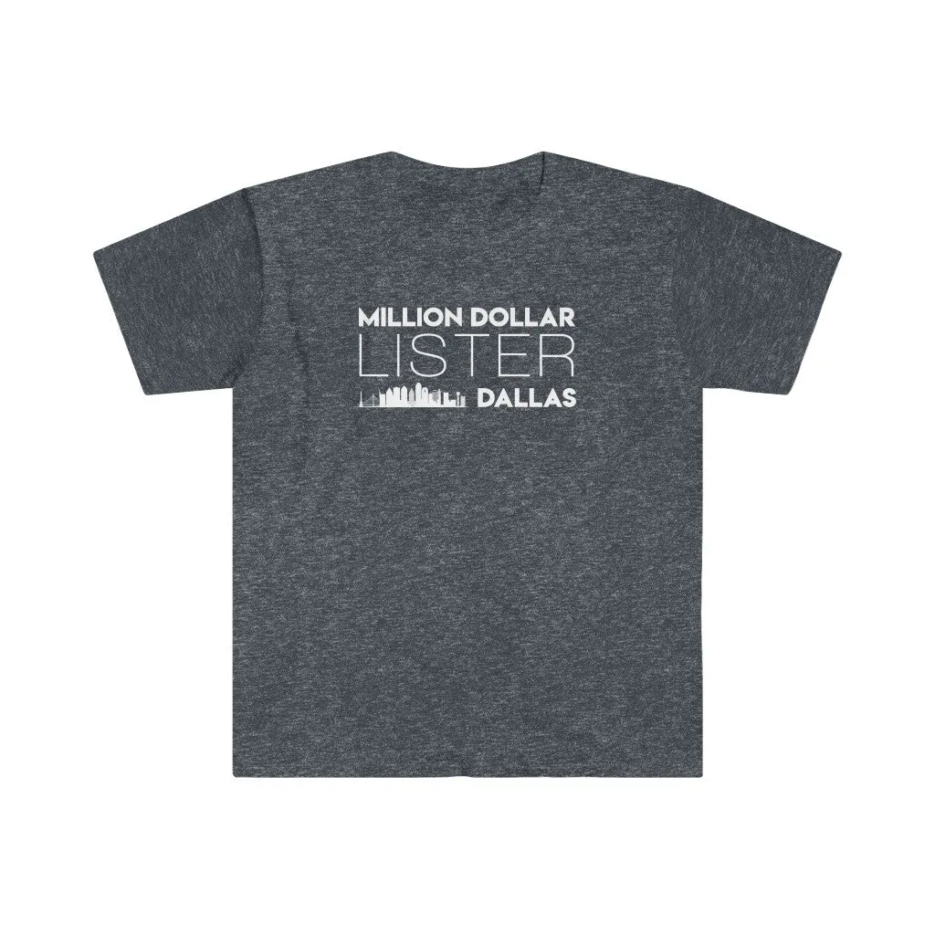 Real Estate T-shirt Million Dollar Lister | Men's Fitted Short Sleeve Tee