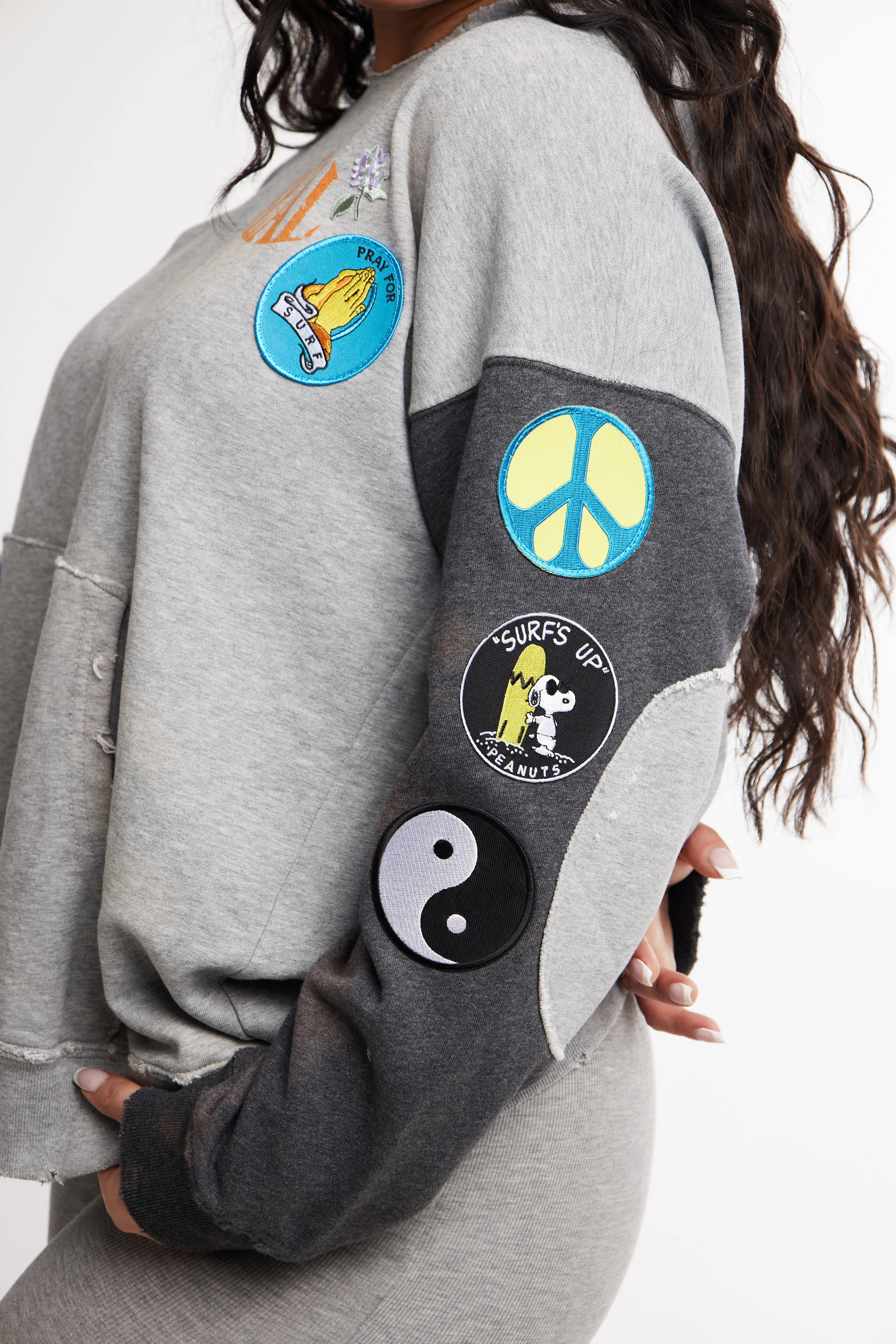 Real Vintage Patched Hoodie