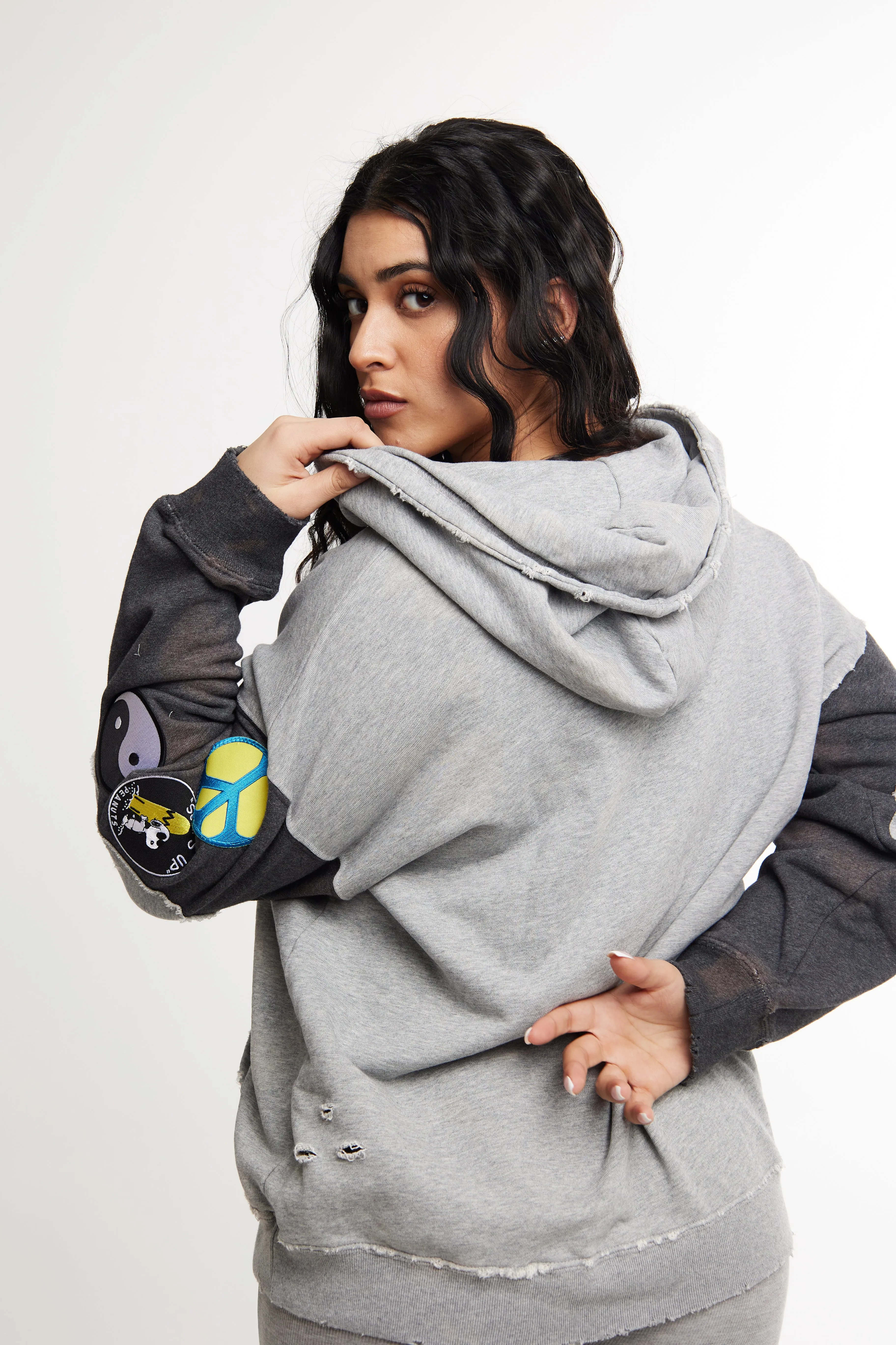 Real Vintage Patched Hoodie