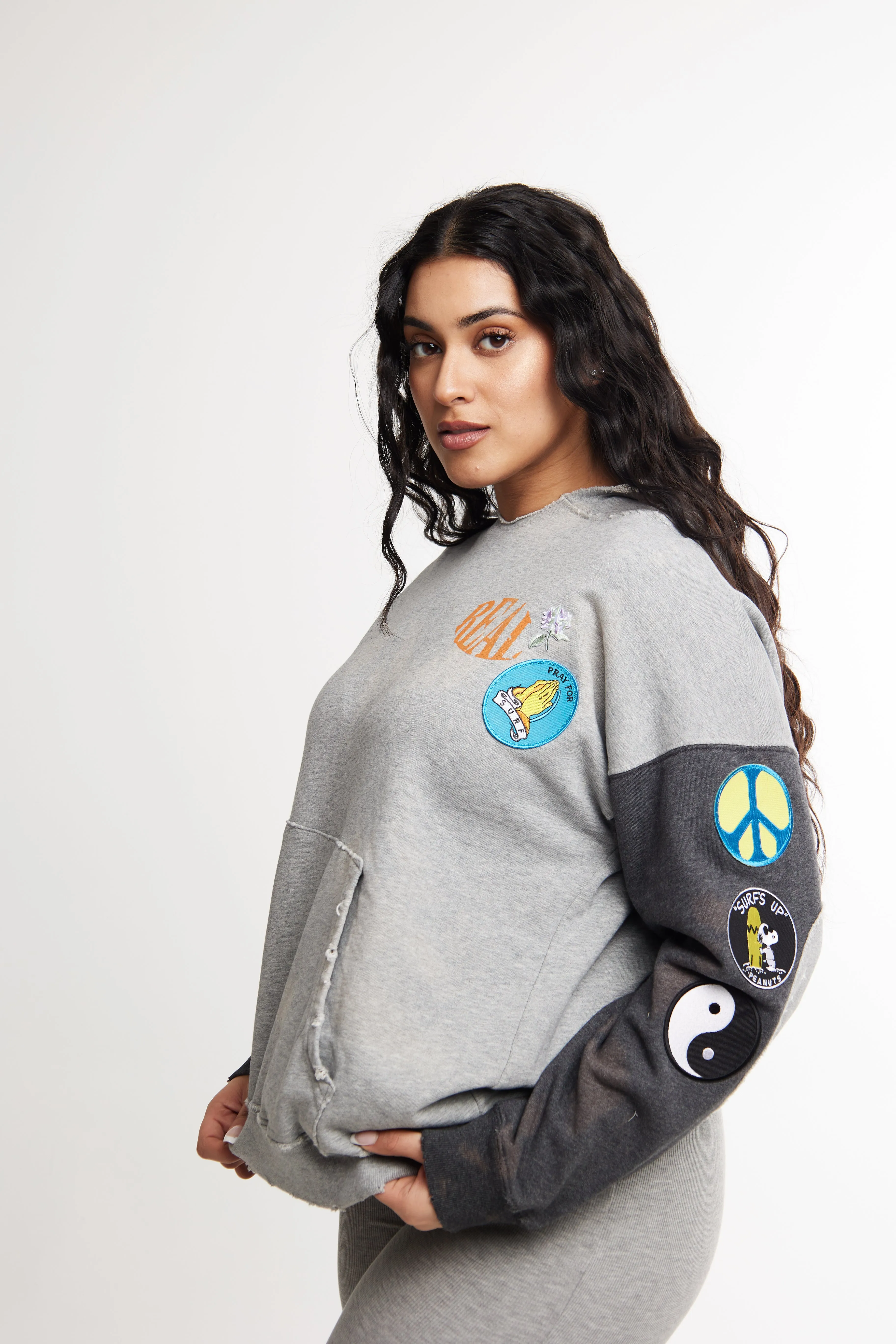 Real Vintage Patched Hoodie