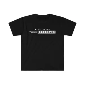 Realtor T-shirt The Star Of | Men's Fitted Short Sleeve Tee