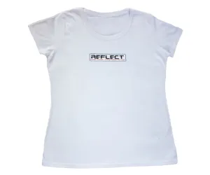 REFLECT Women's Fitted T-Shirt [WHITE]