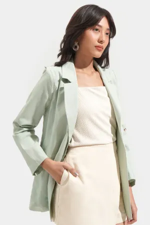 REFORME Adjustable Sleeve Blazer