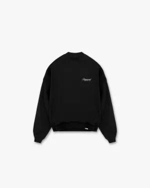 Represent Owners Club Script Sweater - Black