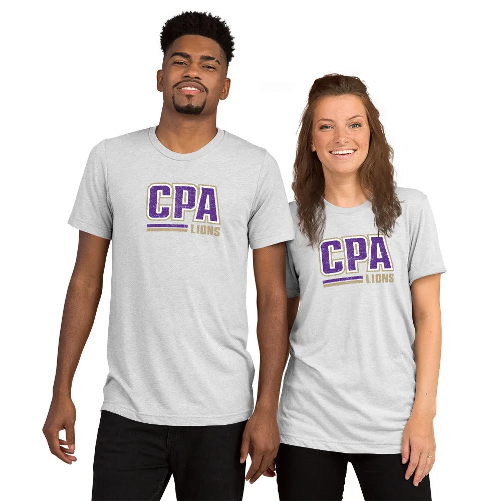 Retro CPA Lions / Unisex Tri-Blend Tee
