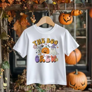 Retro The Boo Crew Halloween Toddler & Kids T Shirt
