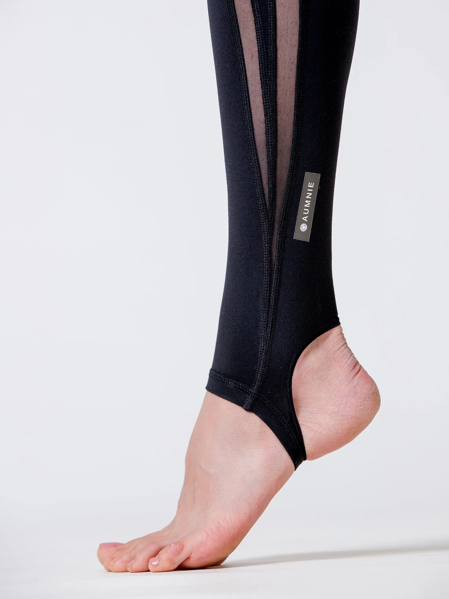 REVOLUTION STIRRUP PANTS 2.0, BLACK/BLACK MESH
