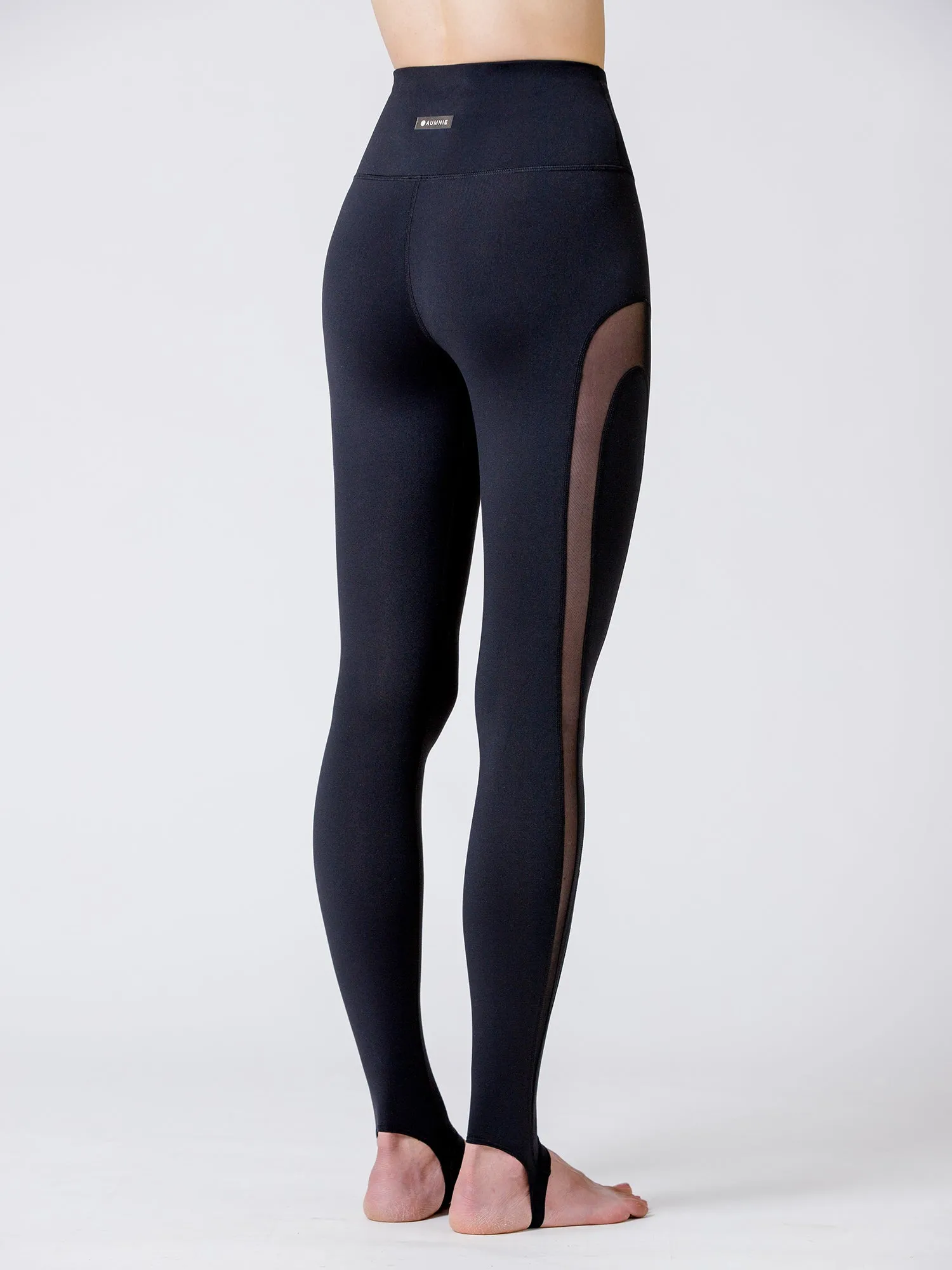 REVOLUTION STIRRUP PANTS 2.0, BLACK/BLACK MESH