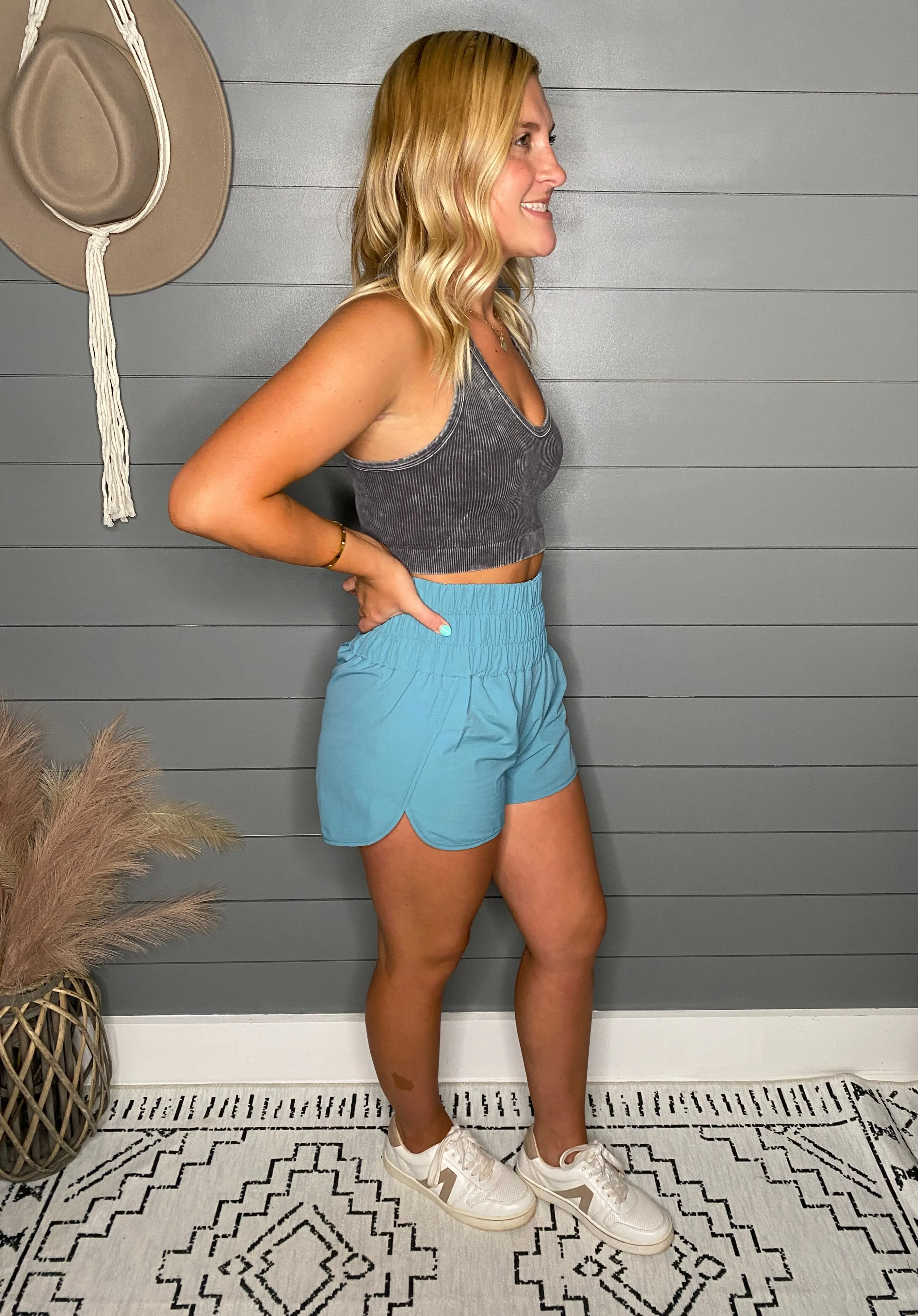 Ribbed Cropped Bralette Tank