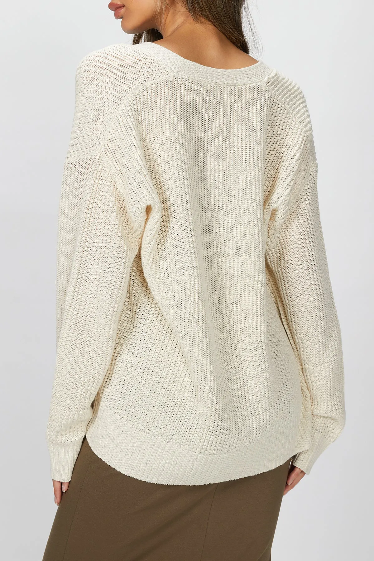 RIBBED KURT CARDIGAN