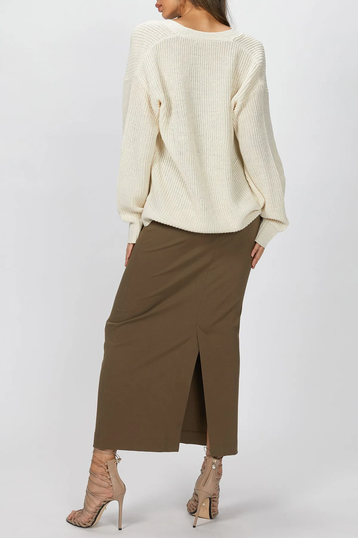 RIBBED KURT CARDIGAN