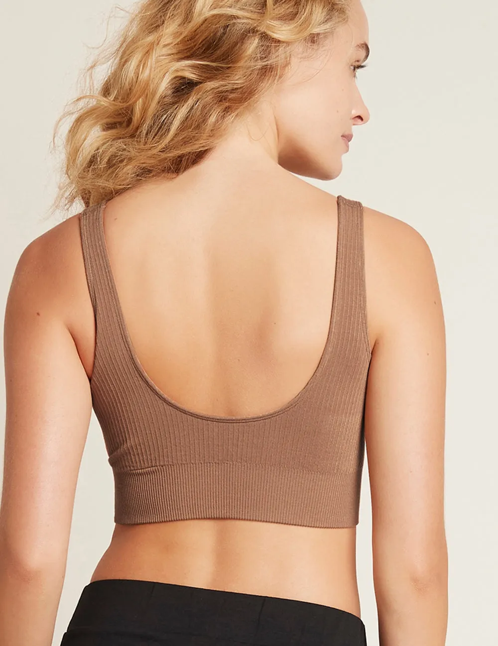 Ribbed Seamless Bra