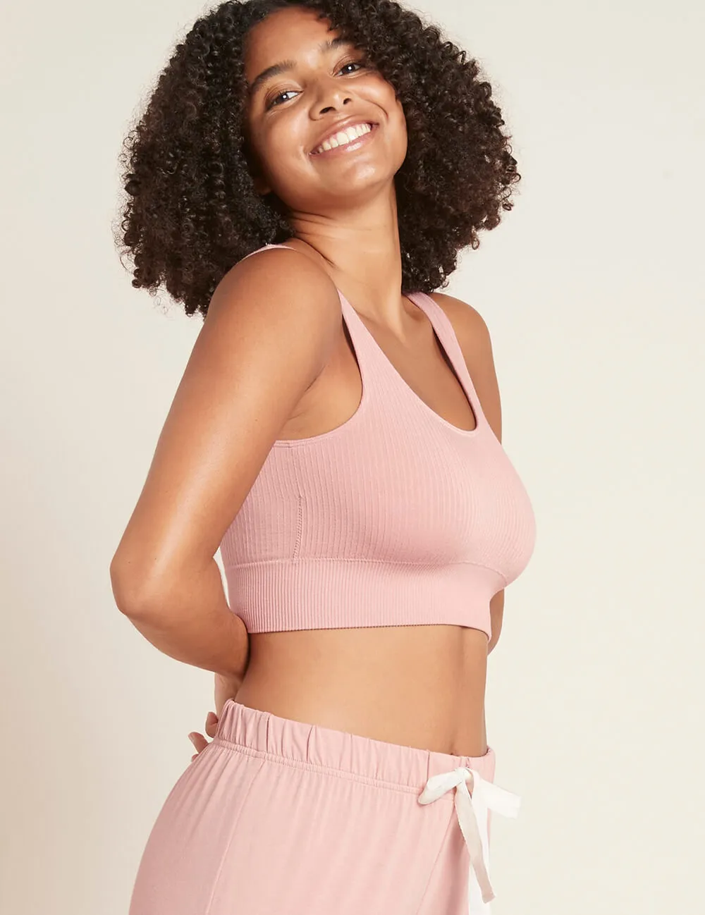 Ribbed Seamless Bra